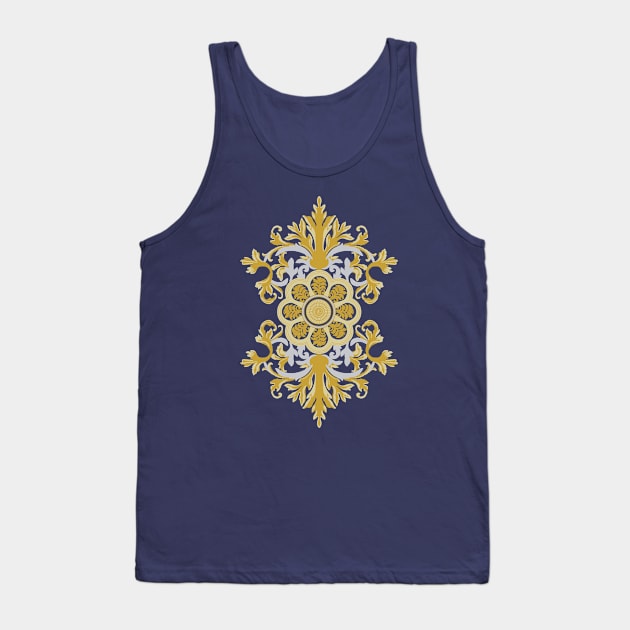 Decorative Pattern Tank Top by awaistd